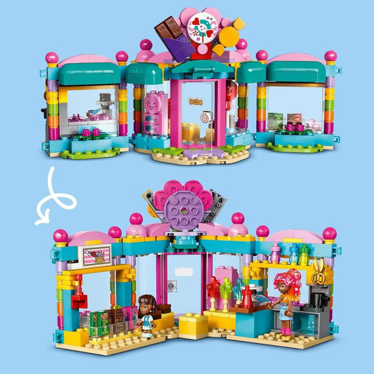 Curious Minds Toys & Games > Toys > Construction Toys > Interlocking Blocks > LEGO > Friends Lego Friends 42649 Heartlake City Candy Store Playset for Ages 6 & Up
