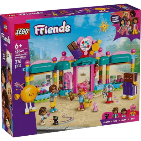 Curious Minds Toys & Games > Toys > Construction Toys > Interlocking Blocks > LEGO > Friends Lego Friends 42649 Heartlake City Candy Store Playset for Ages 6 & Up