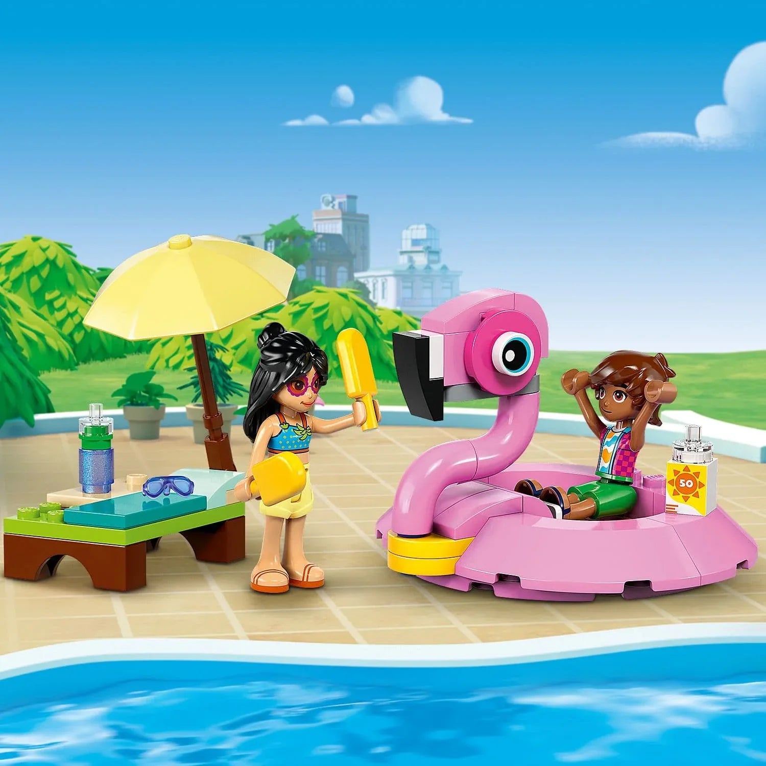 Curious Minds Toys & Games > Toys > Construction Toys > Interlocking Blocks > LEGO > Friends Lego Friends 42658 Unicorn & Flamingo Pool Party Set for Ages 5 and Up