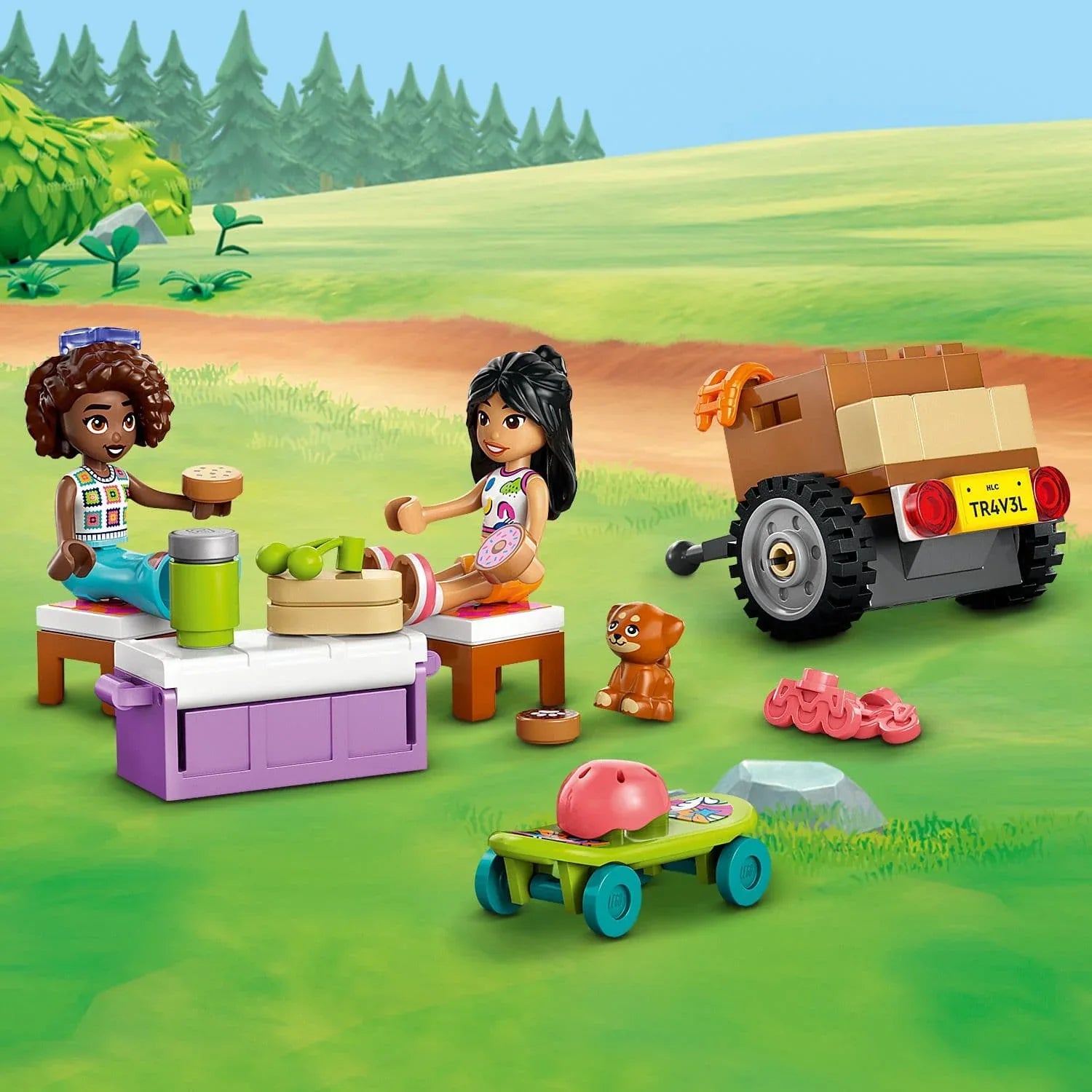 Curious Minds Toys & Games > Toys > Construction Toys > Interlocking Blocks > LEGO > Friends Lego Friends 42659 Friendship Road-Trip Travel Car for Ages 6 and Up