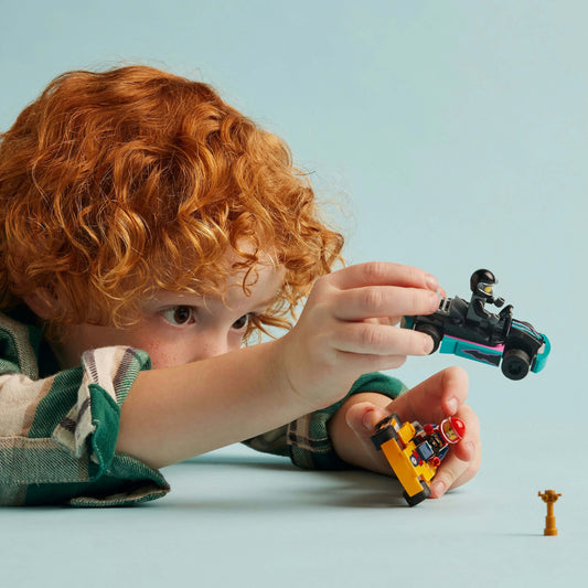 Curious Minds Toys & Games > Toys > Construction Toys > Interlocking Blocks > LEGO > LEGO City Lego City 60400 Go-Karts and Race Drivers Playset for Ages 5 and Up