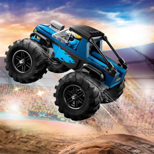 Curious Minds Toys & Games > Toys > Construction Toys > Interlocking Blocks > LEGO > LEGO City Lego City 60402 Blue Monster Truck Buildable Playset for Ages 5 and Up