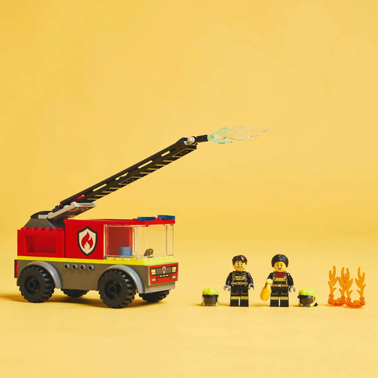 Curious Minds Toys & Games > Toys > Construction Toys > Interlocking Blocks > LEGO > LEGO City Lego City 60463 Fire Ladder Truck Buildable Playset for Ages 4 and Up