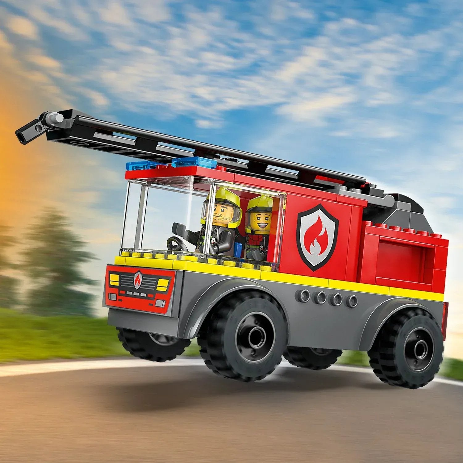 Curious Minds Toys & Games > Toys > Construction Toys > Interlocking Blocks > LEGO > LEGO City Lego City 60463 Fire Ladder Truck Buildable Playset for Ages 4 and Up