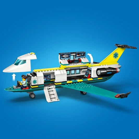 Curious Minds Toys & Games > Toys > Construction Toys > Interlocking Blocks > LEGO > LEGO City Lego City Big Vehicles 60465 Emergency Air Ambulance Plane for Ages 6+