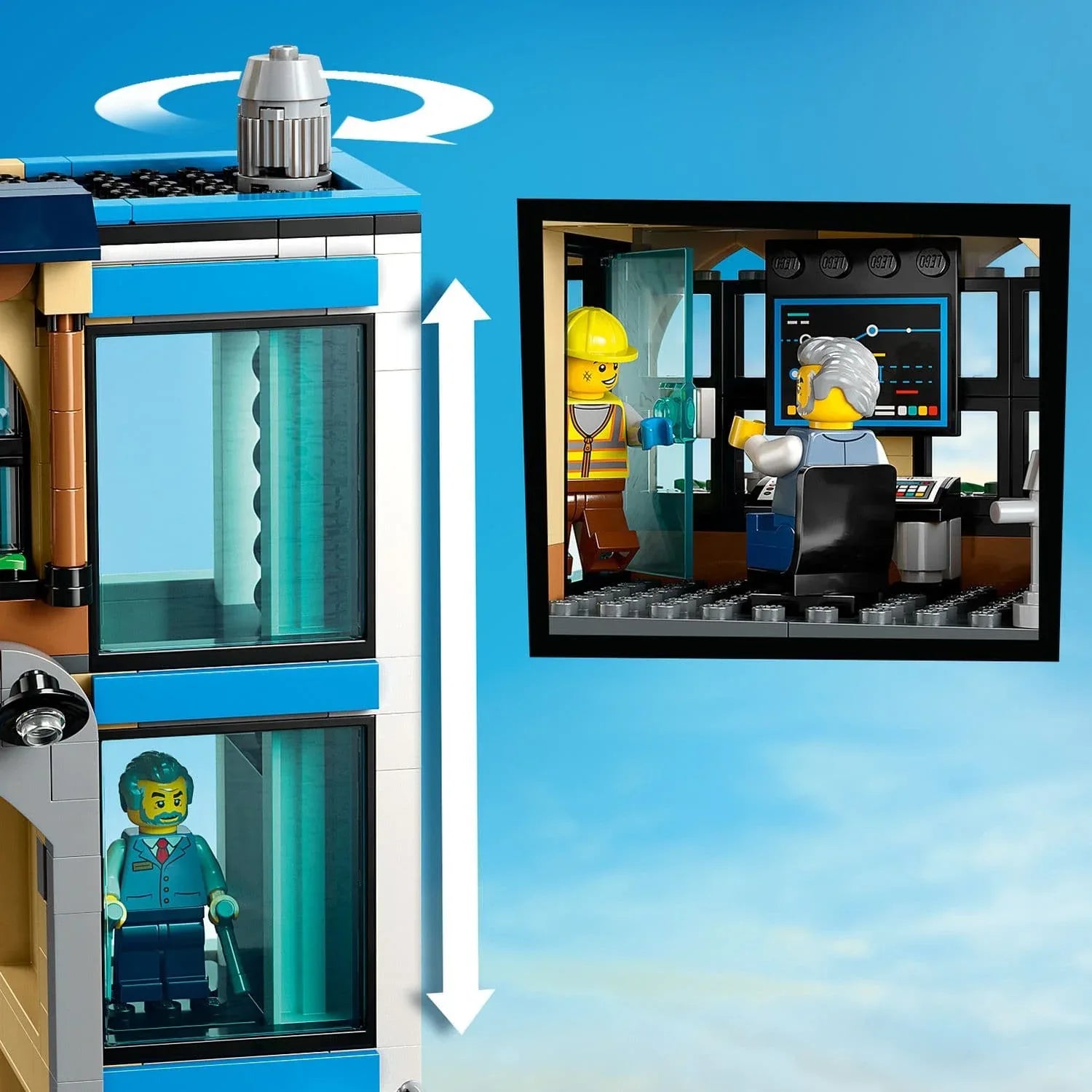 Curious Minds Toys & Games > Toys > Construction Toys > Interlocking Blocks > LEGO > LEGO City Lego City Trains 60469 Central Train Station Playset for Ages 7 and Up