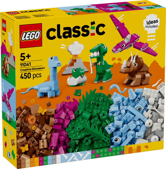 Curious Minds Toys & Games > Toys > Construction Toys > Interlocking Blocks > LEGO > LEGO Classic Lego Classic 11041 Creative Dinosaurs Toy Playset for Ages 5 and Up