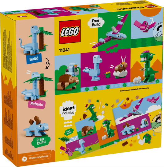 Curious Minds Toys & Games > Toys > Construction Toys > Interlocking Blocks > LEGO > LEGO Classic Lego Classic 11041 Creative Dinosaurs Toy Playset for Ages 5 and Up