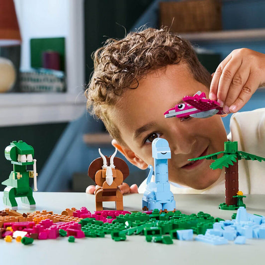 Curious Minds Toys & Games > Toys > Construction Toys > Interlocking Blocks > LEGO > LEGO Classic Lego Classic 11041 Creative Dinosaurs Toy Playset for Ages 5 and Up