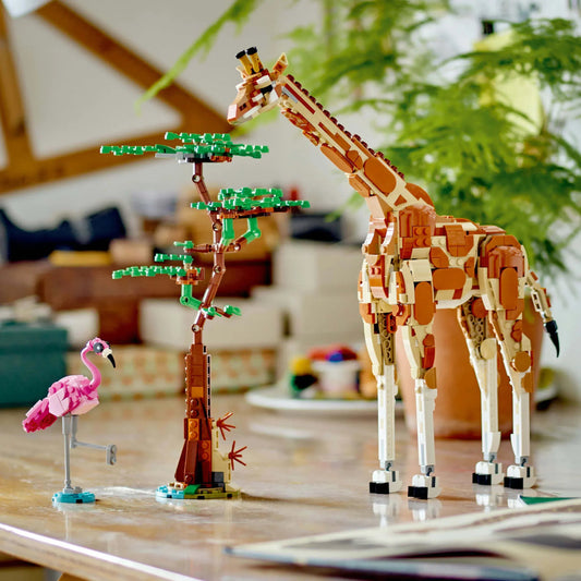 Curious Minds Toys & Games > Toys > Construction Toys > Interlocking Blocks > LEGO > LEGO Creator Lego Creator 3 in 1 31150 Wild Safari Animals Playset for Ages 9 & Up