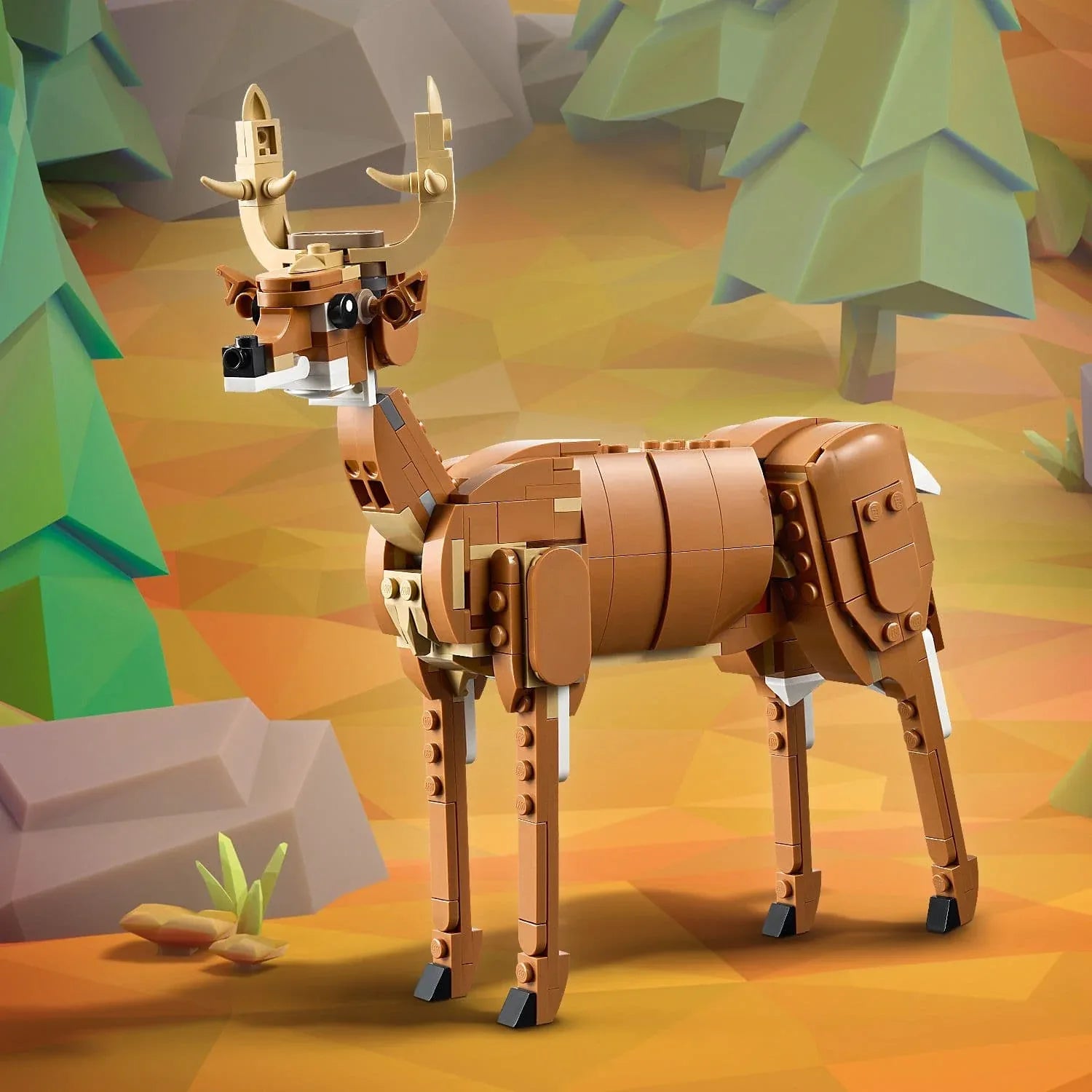 Curious Minds Toys & Games > Toys > Construction Toys > Interlocking Blocks > LEGO > LEGO Creator Lego Creator 3 in 1 31166 Beautiful Horse Rebuildable Set for Ages 9+