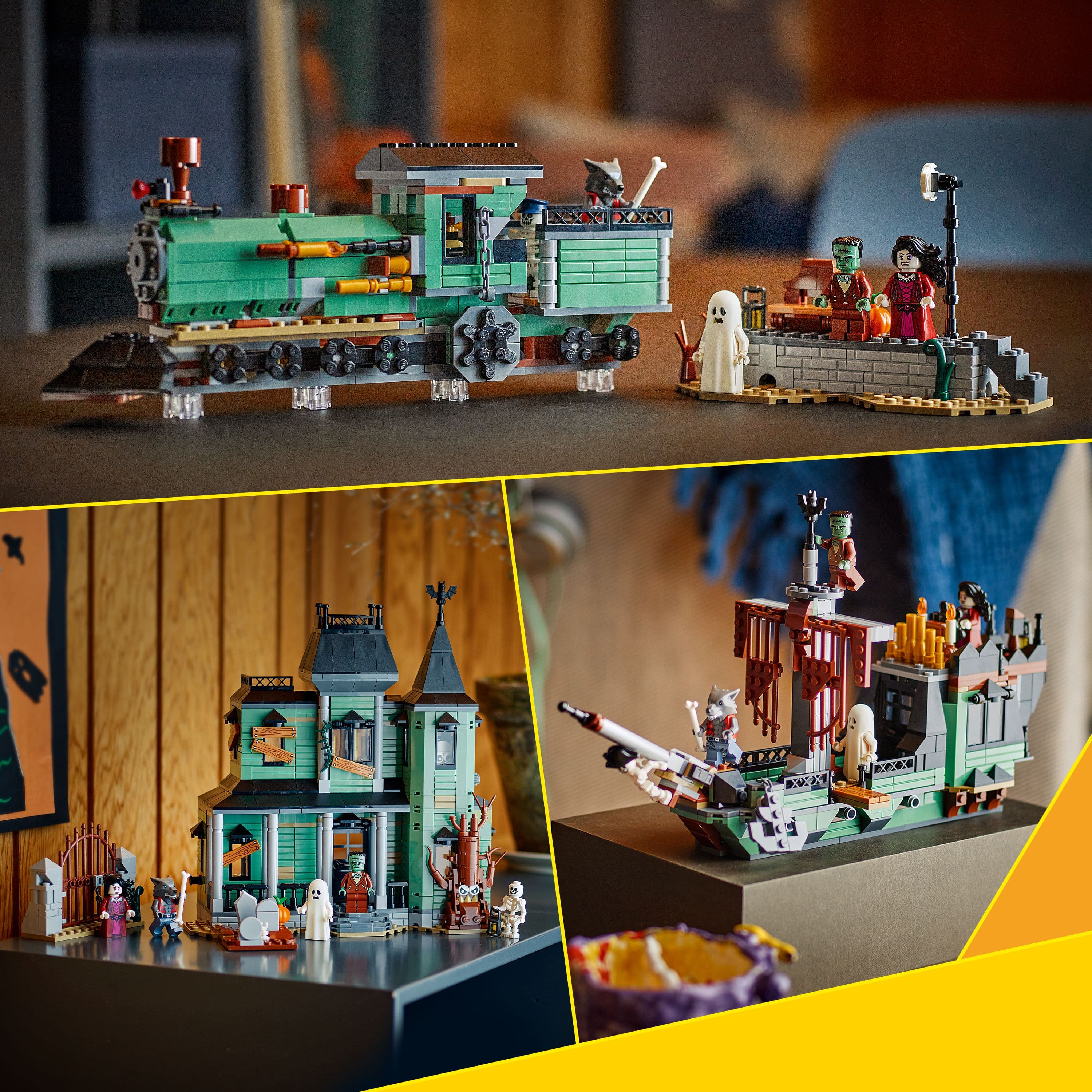 Curious Minds Toys & Games > Toys > Construction Toys > Interlocking Blocks > LEGO > LEGO Creator Lego Creator 3 in 1 31167 Haunted Mansion Rebuildable Set for Ages 9+