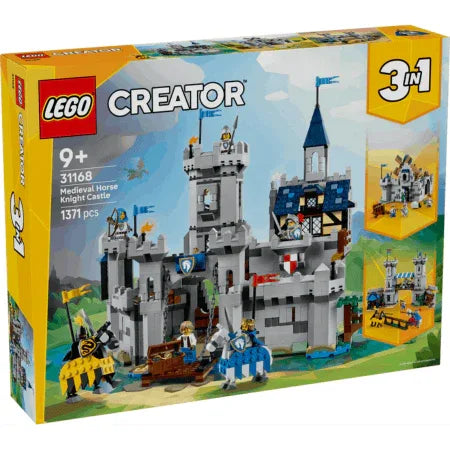 Curious Minds Toys & Games > Toys > Construction Toys > Interlocking Blocks > LEGO > LEGO Creator Lego Creator 3 in 1 31168 Medieval Horse Knight Castle for Ages 9 & Up