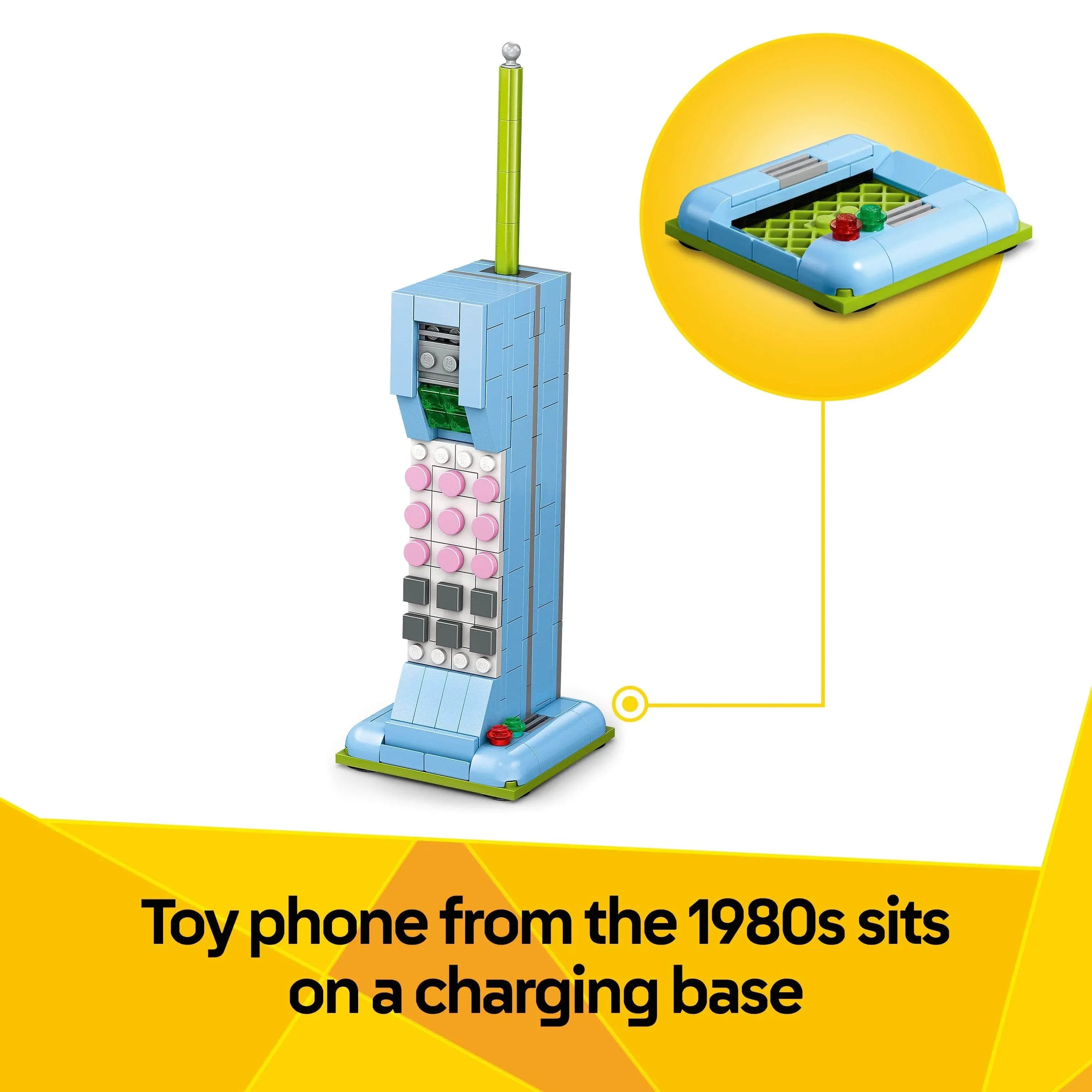 Curious Minds Toys & Games > Toys > Construction Toys > Interlocking Blocks > LEGO > LEGO Creator Lego Creator 3 in 1 31174 Retro Telephone Rebuildable Set for Ages 8+