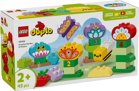 Curious Minds Toys & Games > Toys > Construction Toys > Interlocking Blocks > LEGO > LEGO Duplo Lego Duplo 10444 Creative Garden & Flowers for Toddlers Ages 2 and Up