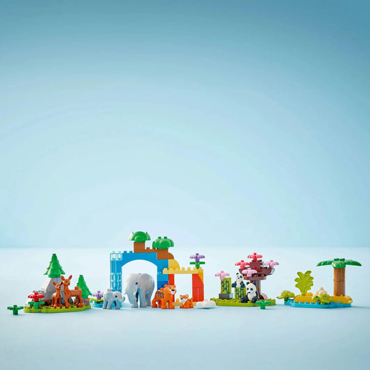 Curious Minds Toys & Games > Toys > Construction Toys > Interlocking Blocks > LEGO > LEGO Duplo Lego Duplo 10446 3 in 1 Wild Animal Families for Toddlers Ages 2 & Up