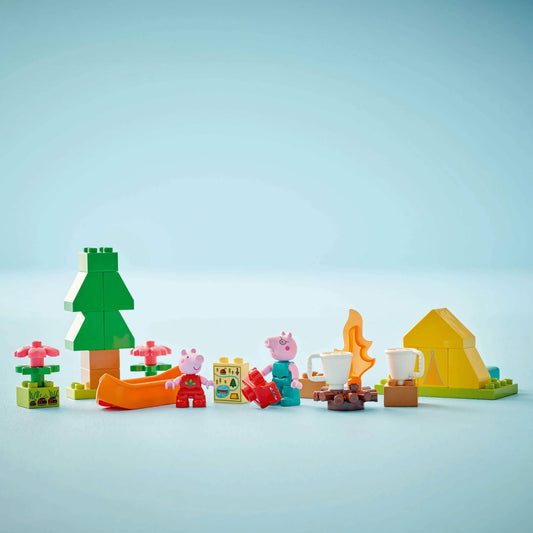 Curious Minds Toys & Games > Toys > Construction Toys > Interlocking Blocks > LEGO > LEGO Duplo Lego Duplo 10452 Peppa Pig Camping Trip Toy for Toddlers Ages 2 and Up