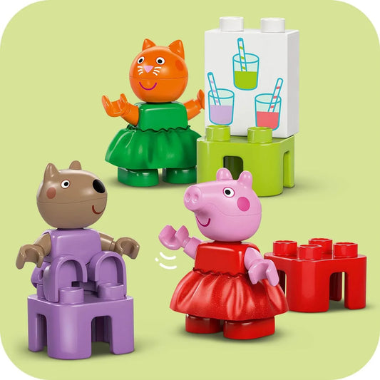 Curious Minds Toys & Games > Toys > Construction Toys > Interlocking Blocks > LEGO > LEGO Duplo Lego Duplo 10453 Peppa Pig Funfair Playset for Toddlers Ages 2 and Up