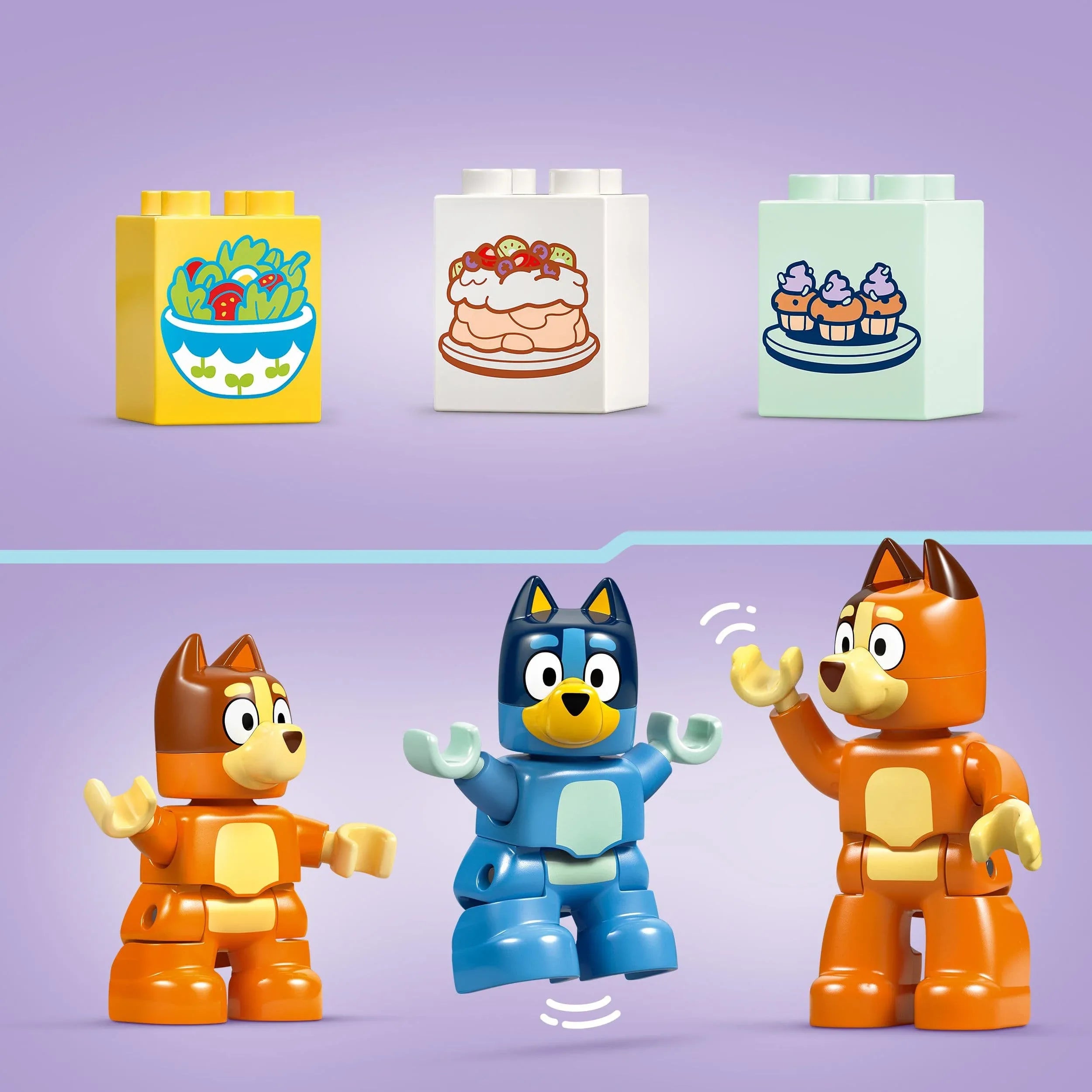 Curious Minds Toys & Games > Toys > Construction Toys > Interlocking Blocks > LEGO > LEGO Duplo Lego Duplo Bluey 10459 Bluey's Family House with Memory Game Ages 3+