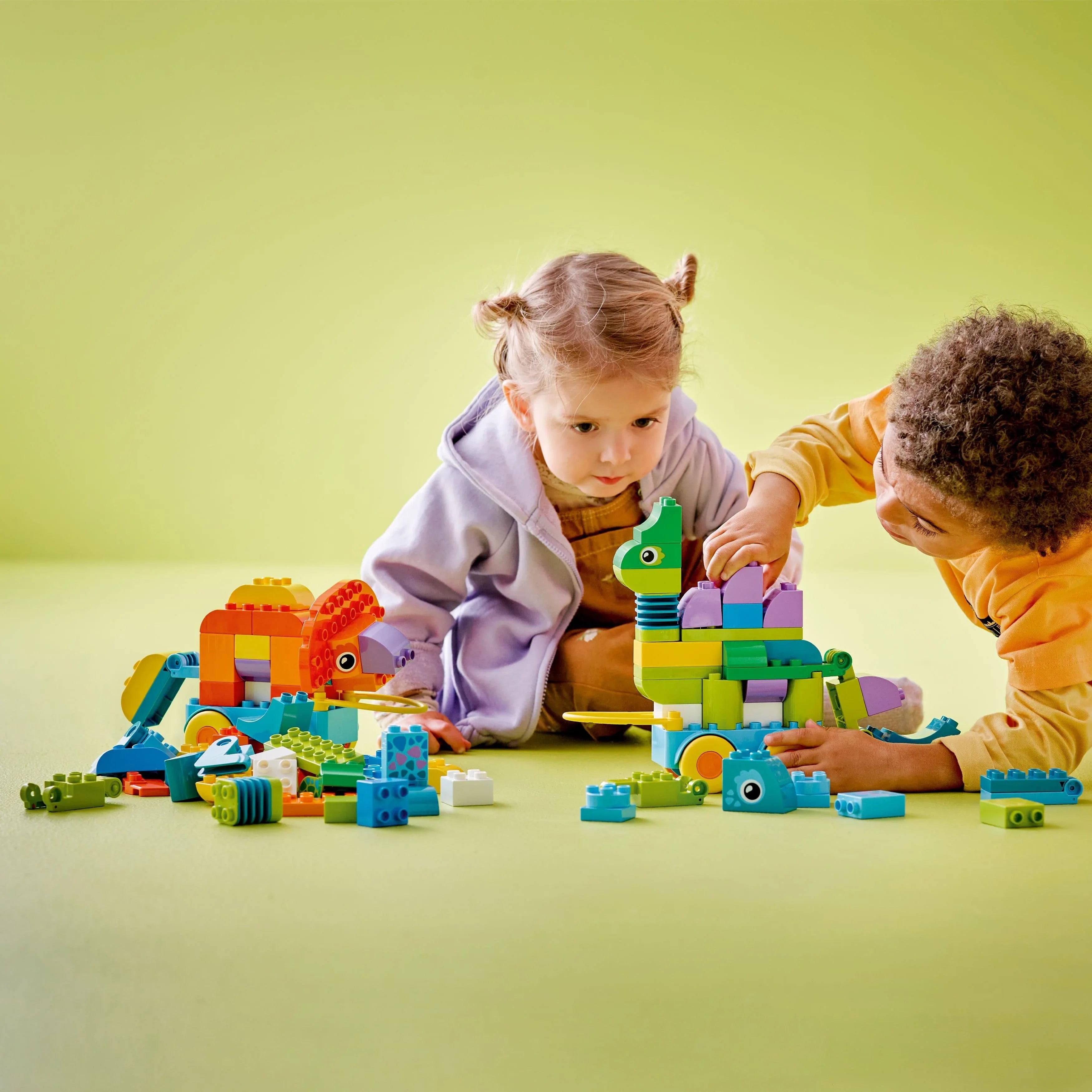 Curious Minds Toys & Games > Toys > Construction Toys > Interlocking Blocks > LEGO > LEGO Duplo Lego Duplo Town 10451 3 in 1 Dinosaurs on Wheels Set for Ages 3 and Up