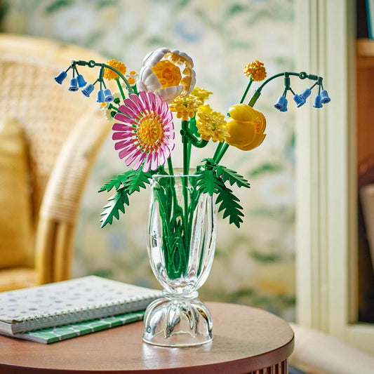 Curious Minds Toys & Games > Toys > Construction Toys > Interlocking Blocks > LEGO > LEGO Flowers Lego Botanicals 10347 Petite Sunny Bouquet Buildable Gift for Ages 9+