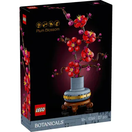 Curious Minds Toys & Games > Toys > Construction Toys > Interlocking Blocks > LEGO > LEGO Flowers Lego Botanicals 10369 Plum Blossom Building Set for Adults Age 18 & Up