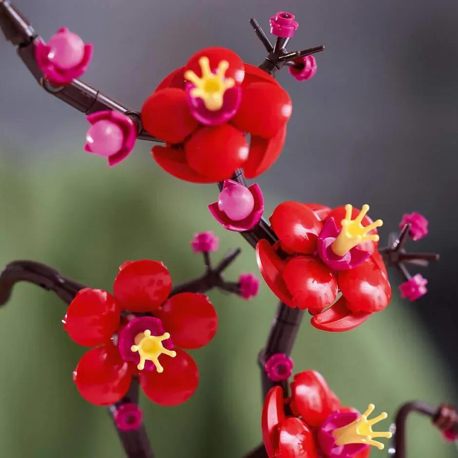 Curious Minds Toys & Games > Toys > Construction Toys > Interlocking Blocks > LEGO > LEGO Flowers Lego Botanicals 10369 Plum Blossom Building Set for Adults Age 18 & Up