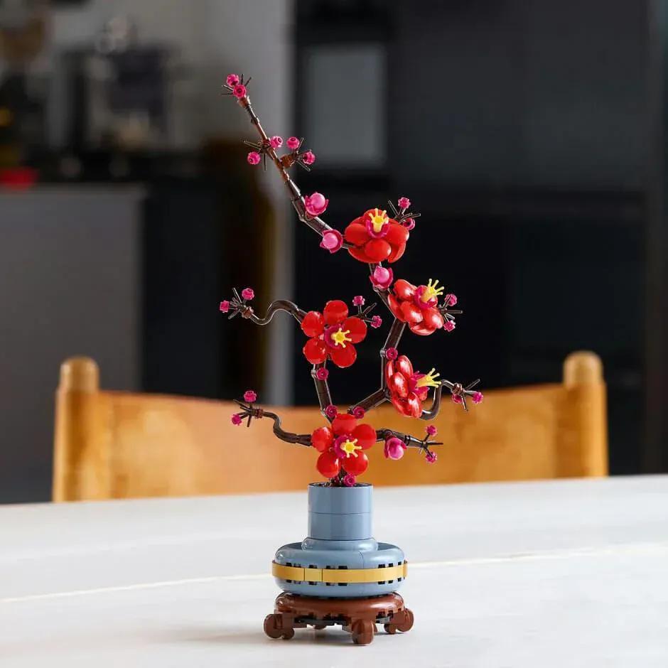 Curious Minds Toys & Games > Toys > Construction Toys > Interlocking Blocks > LEGO > LEGO Flowers Lego Botanicals 10369 Plum Blossom Building Set for Adults Age 18 & Up