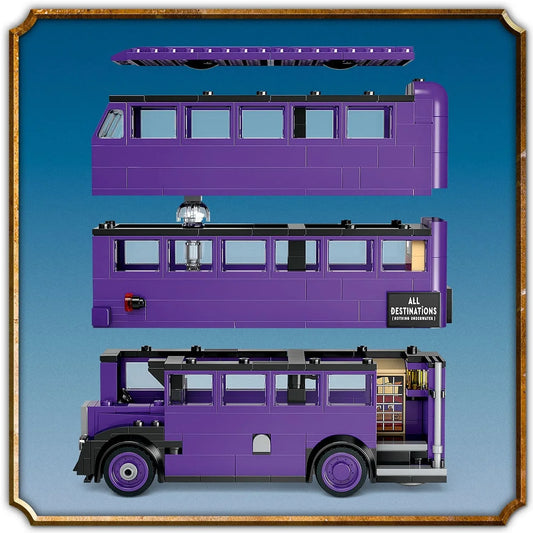 Curious Minds Toys & Games > Toys > Construction Toys > Interlocking Blocks > LEGO > LEGO Harry Potter Lego Harry Potter 76446 Knight Bus Adventure Playset for Ages 8 and Up