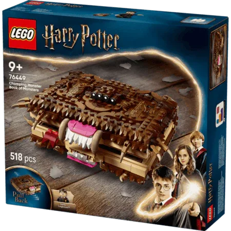 Curious Minds Toys & Games > Toys > Construction Toys > Interlocking Blocks > LEGO > LEGO Harry Potter Lego Harry Potter 76449 Chomping Monster Book of Monsters for Ages 9+