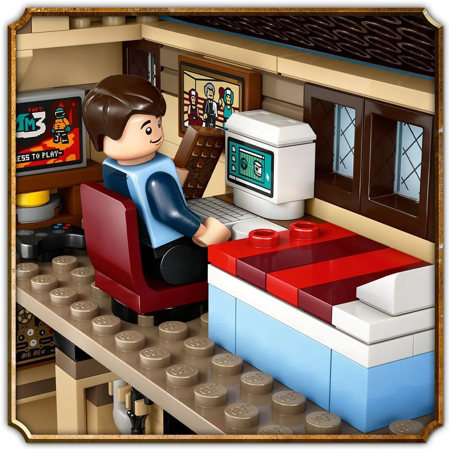 Curious Minds Toys & Games > Toys > Construction Toys > Interlocking Blocks > LEGO > LEGO Harry Potter Lego Harry Potter 76451 Privet Drive: Aunt Marge's Visit for Ages 8+