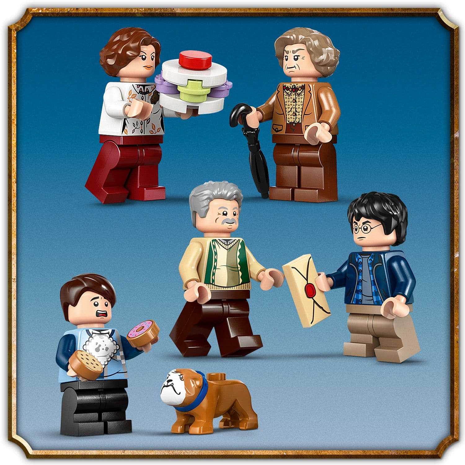Curious Minds Toys & Games > Toys > Construction Toys > Interlocking Blocks > LEGO > LEGO Harry Potter Lego Harry Potter 76451 Privet Drive: Aunt Marge's Visit for Ages 8+