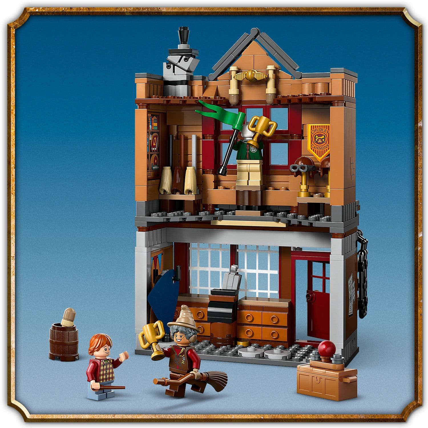 Curious Minds Toys & Games > Toys > Construction Toys > Interlocking Blocks > LEGO > LEGO Harry Potter Lego Harry Potter 76452 Quality Quidditch Supplies & Ice Cream Parlour