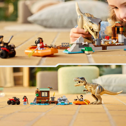 Curious Minds Toys & Games > Toys > Construction Toys > Interlocking Blocks > LEGO > LEGO Jurassic Park Lego Jurassic World 76975 T. rex River Escape Playset for Age 5 and Up