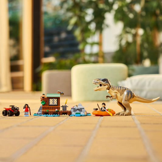 Curious Minds Toys & Games > Toys > Construction Toys > Interlocking Blocks > LEGO > LEGO Jurassic Park Lego Jurassic World 76975 T. rex River Escape Playset for Age 5 and Up
