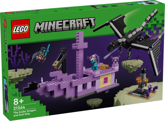 Curious Minds Toys & Games > Toys > Construction Toys > Interlocking Blocks > LEGO > LEGO Minecraft Lego Minecraft 21264 The Ender Dragon and End Ship for Ages 8 and Up