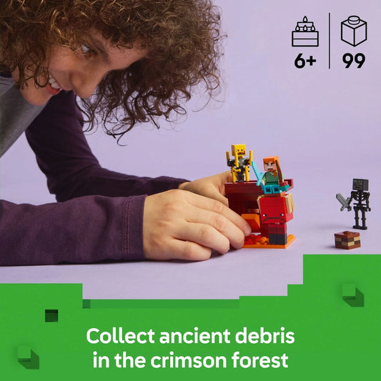 Curious Minds Toys & Games > Toys > Construction Toys > Interlocking Blocks > LEGO > LEGO Minecraft Lego Minecraft 21266 The Nether Lava Battle Playset for Ages 6 and Up