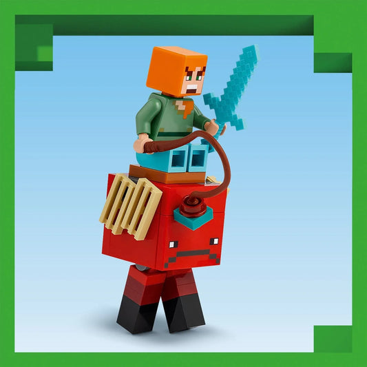 Curious Minds Toys & Games > Toys > Construction Toys > Interlocking Blocks > LEGO > LEGO Minecraft Lego Minecraft 21266 The Nether Lava Battle Playset for Ages 6 and Up
