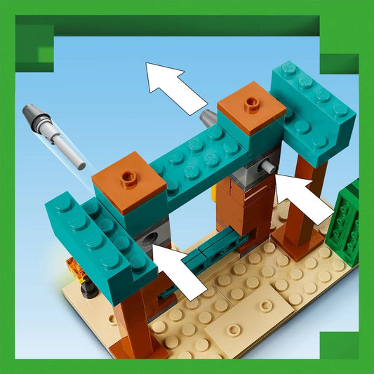 Curious Minds Toys & Games > Toys > Construction Toys > Interlocking Blocks > LEGO > LEGO Minecraft Lego Minecraft 21267 The Illager Desert Patrol Playset for Ages 7 & Up