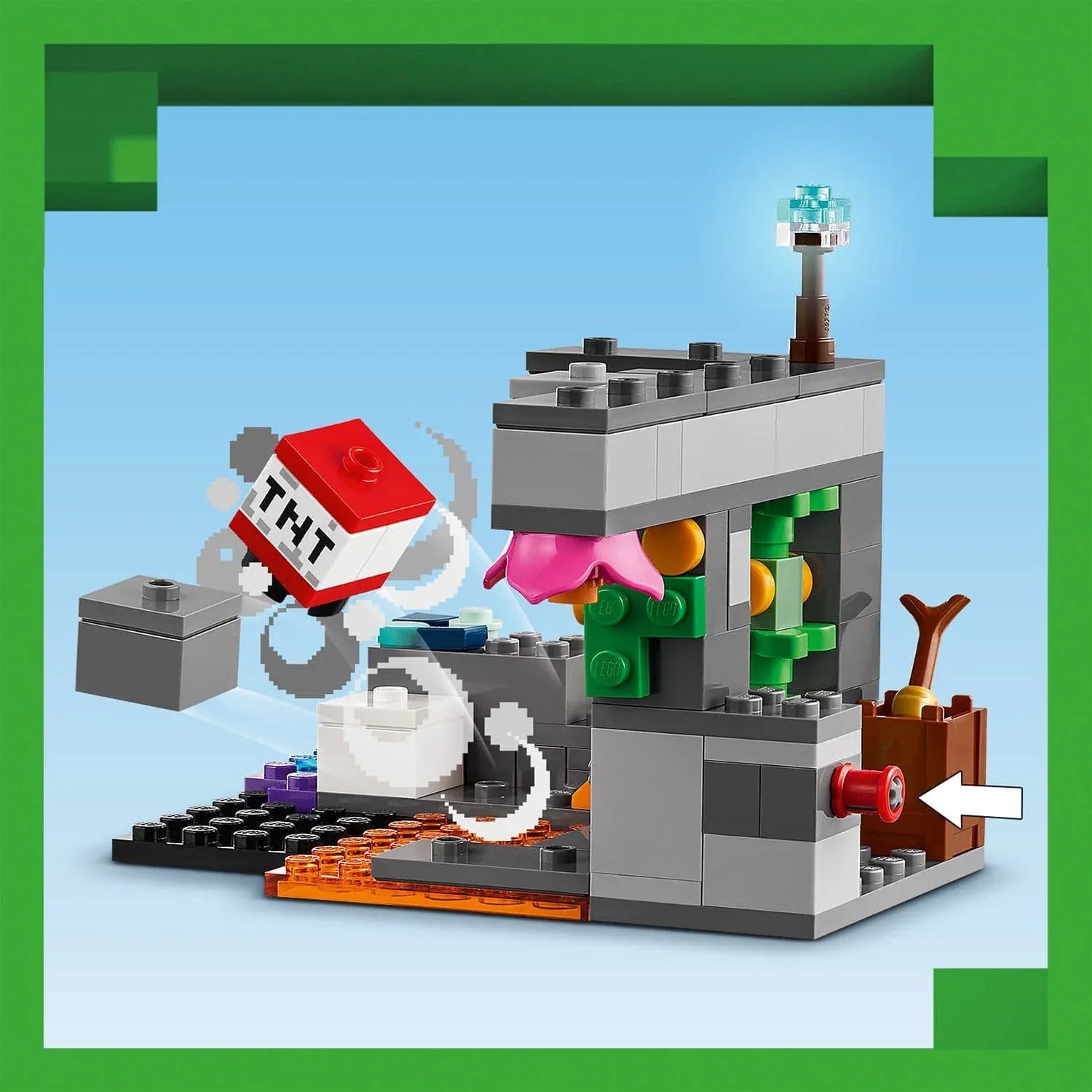 Curious Minds Toys & Games > Toys > Construction Toys > Interlocking Blocks > LEGO > LEGO Minecraft Lego Minecraft 21274 The Warden Encounter Playset for Ages 7 and Up
