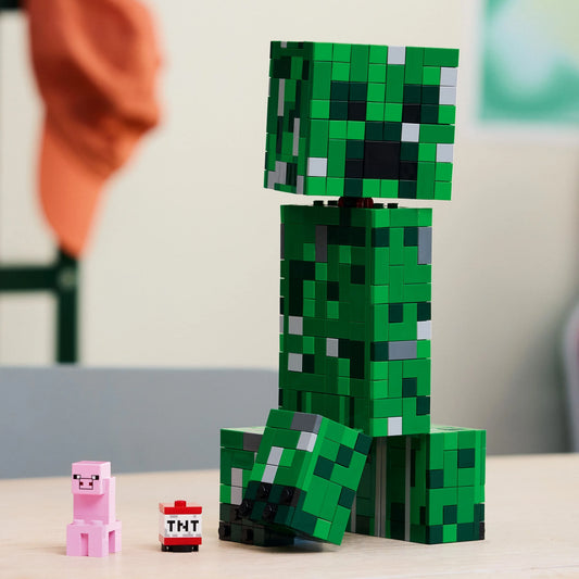 Curious Minds Toys & Games > Toys > Construction Toys > Interlocking Blocks > LEGO > LEGO Minecraft Lego Minecraft 21276 The Creeper Buildable Playset for Ages 10 and Up