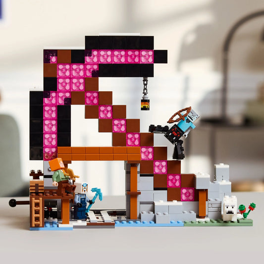 Curious Minds Toys & Games > Toys > Construction Toys > Interlocking Blocks > LEGO > LEGO Minecraft Lego Minecraft 21277 The Pickaxe Mine Buildable Playset for Age 8 & Up