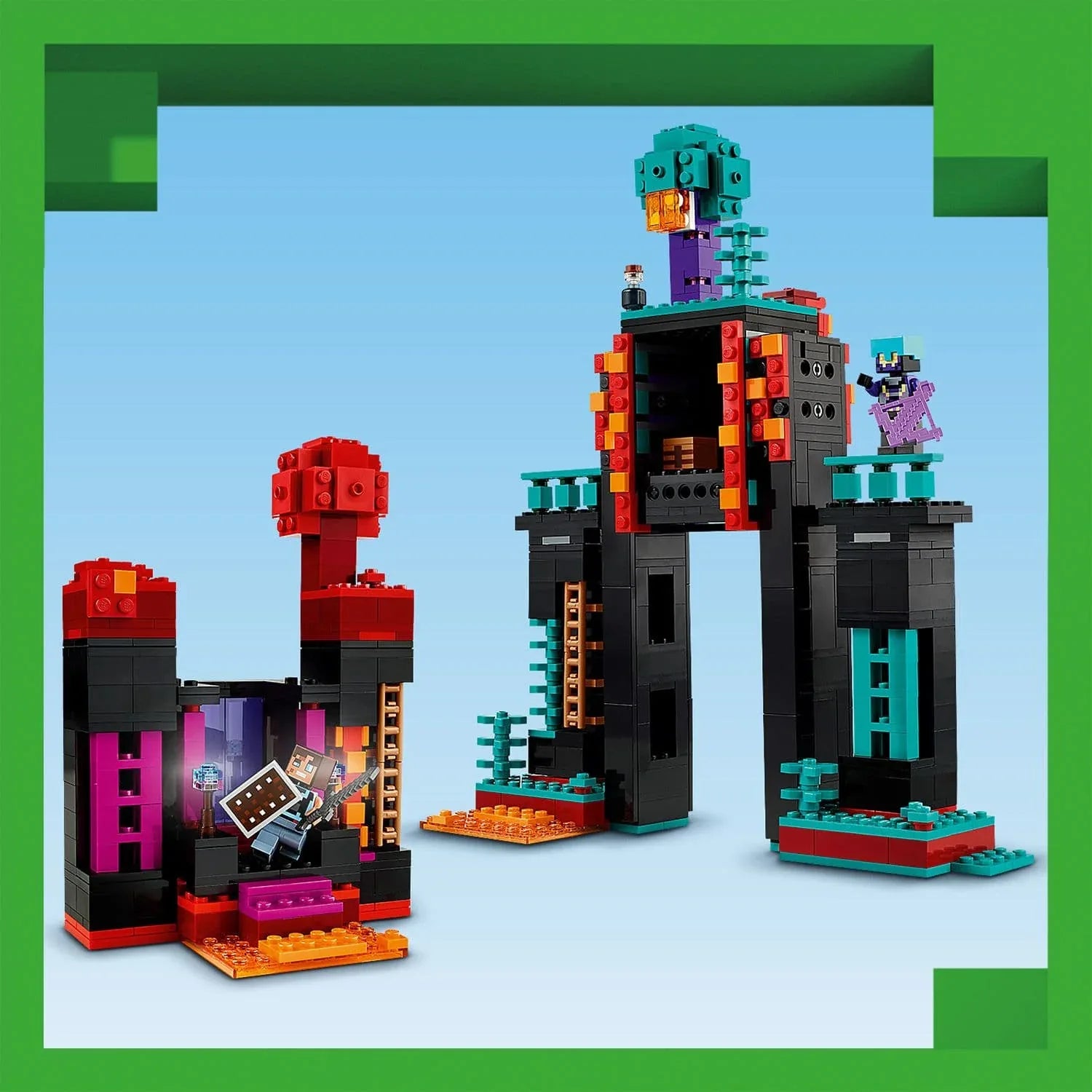 Curious Minds Toys & Games > Toys > Construction Toys > Interlocking Blocks > LEGO > LEGO Minecraft Lego Minecraft 21279 The Enderman Tower Buildable Playset for Ages 9+