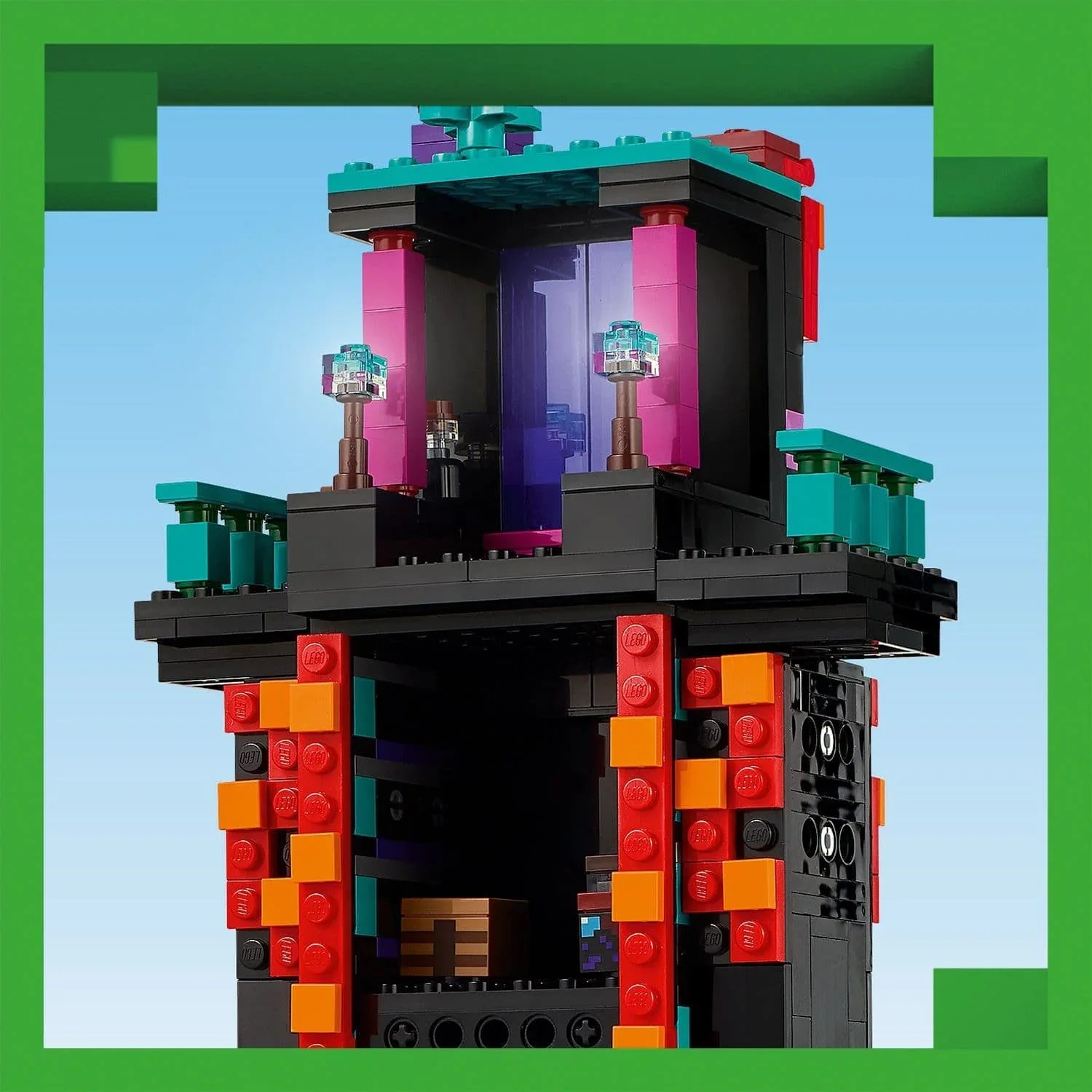 Curious Minds Toys & Games > Toys > Construction Toys > Interlocking Blocks > LEGO > LEGO Minecraft Lego Minecraft 21279 The Enderman Tower Buildable Playset for Ages 9+