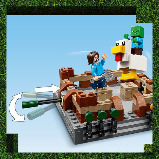 Curious Minds Toys & Games > Toys > Construction Toys > Interlocking Blocks > LEGO > LEGO Minecraft Lego Minecraft Movie 21272 Woodland Mansion Fighting Ring for Ages 10+