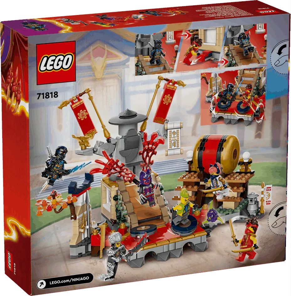 Curious Minds Toys & Games > Toys > Construction Toys > Interlocking Blocks > LEGO > LEGO Ninjago Lego Ninjago 71818 Tournament Battle Arena Playset for Ages 7 and Up