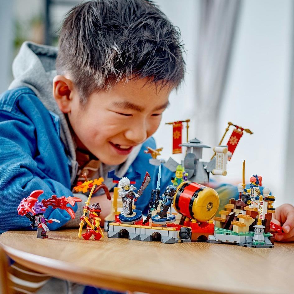 Curious Minds Toys & Games > Toys > Construction Toys > Interlocking Blocks > LEGO > LEGO Ninjago Lego Ninjago 71818 Tournament Battle Arena Playset for Ages 7 and Up