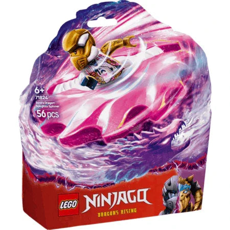 Curious Minds Toys & Games > Toys > Construction Toys > Interlocking Blocks > LEGO > LEGO Ninjago Lego Ninjago 71824 Sora's Dragon Spinjitzu Spinner Playset for Ages 6+