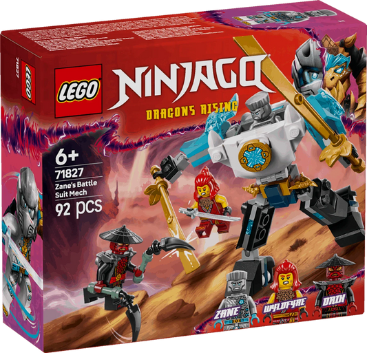 Curious Minds Toys & Games > Toys > Construction Toys > Interlocking Blocks > LEGO > LEGO Ninjago Lego Ninjago 71827 Zane's Battle Suit Mech Playset for Ages 6 and Up