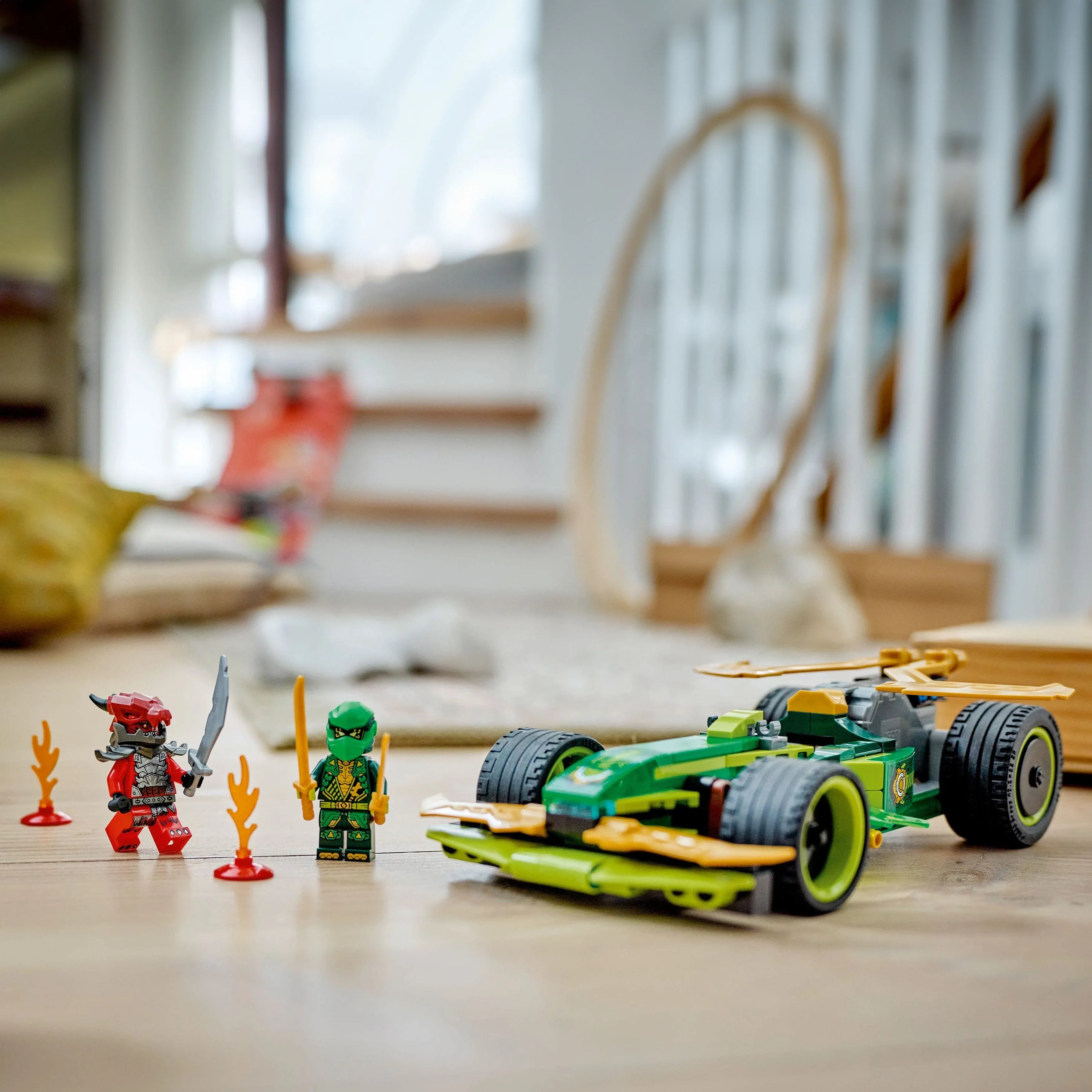 Curious Minds Toys & Games > Toys > Construction Toys > Interlocking Blocks > LEGO > LEGO Ninjago Lego Ninjago 71828 Lloyd's Pull-Back Race Car Playset for Ages 7 & Up